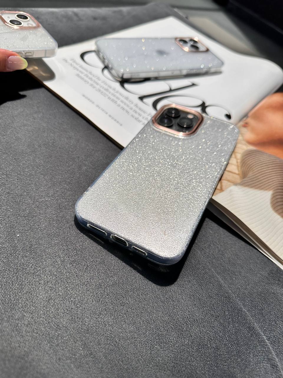 قاب مدل اکلیلی شاین ریزه مناسب برای گوشی آیفون iPhone 13 promax  کد Tor-۱