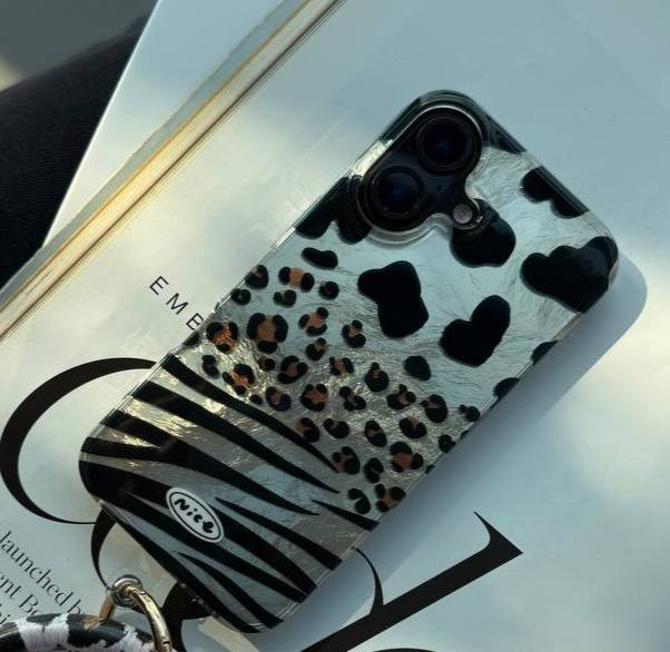 قاب مدل پلنگی بدون آویز مناسب برای گوشی آیفون iPhone 16 pro کد Tor-۱