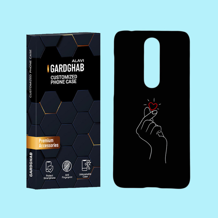 کاور گارد قاب علوی مدل عاشقانه مناسب برای گوشی موبایل نوکیا 5.1 Plus