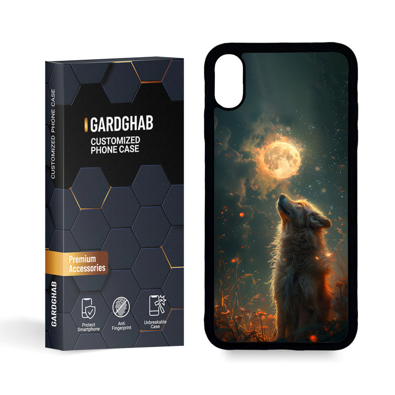 کاور گارد قاب مدل پشت گلس پسرانه مناسب برای گوشی موبایل اپل iPhone Xs Max
