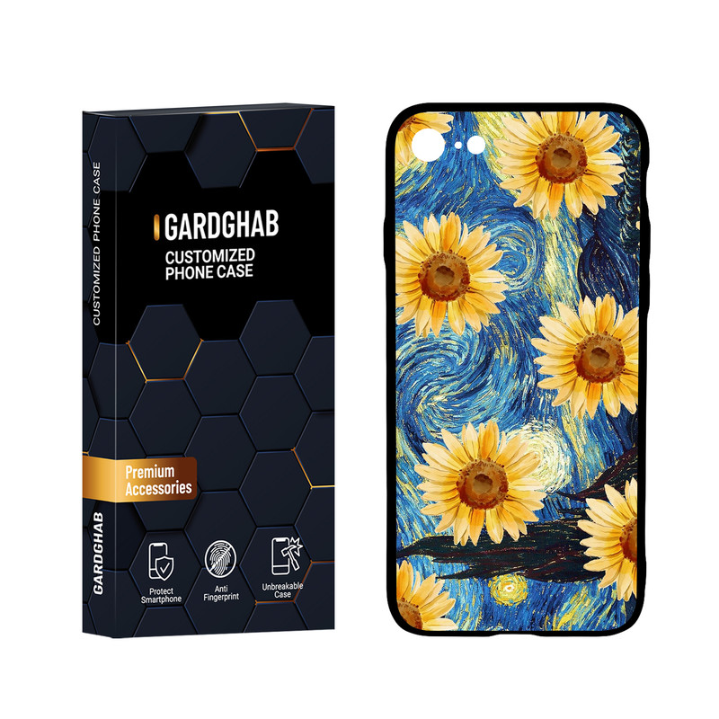 کاور گارد قاب مدل هنری مناسب برای گوشی موبایل اپل iPhone 7 / 8 / SE 2020 / SE 2022