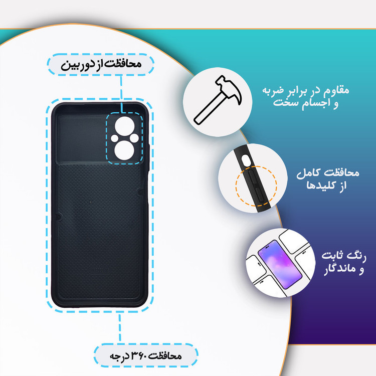 کاور گارد قاب علوی مدل ML مناسب برای گوشی موبایل شیائومی Poco M4 5G