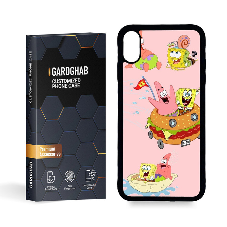 کاور گارد قاب مدل پشت گلس فانتزی مناسب برای گوشی موبایل اپل iPhone XS MAX