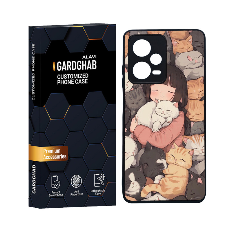 کاور گارد قاب علوی مدل دورژله ای فانتزی مناسب برای گوشی موبایل شیائومی Redmi Note 12 Pro 5G