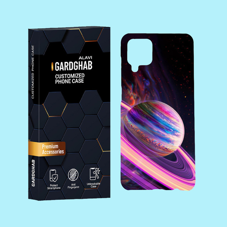 کاور گارد قاب علوی مدل کهکشان مناسب برای گوشی موبایل سامسونگ Galaxy A12