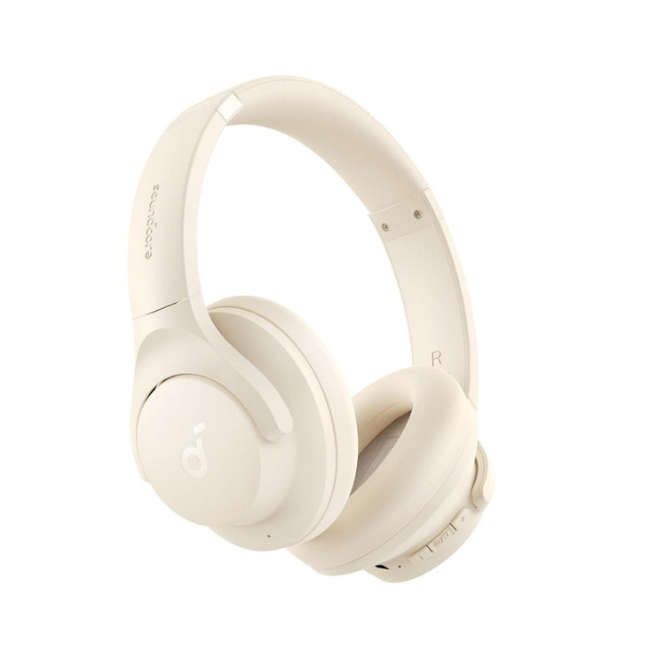 هدفون بلوتوثی انکر مدل Soundcore Q20i با نویز کنسلینگ فعال (ANC)، درگاه شارژ USB Type-C، دارای 2 میکروفون داخلی و 2 میکروفون خارجی، پشتیبانی از صدای Hi-Res از طریق کابل AUX