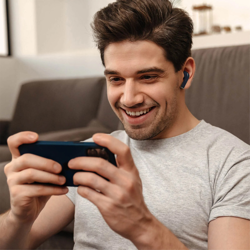 هدفون بلوتوثی هایلو مدل X1 بدون قابلیت نویز کنسلینگ، درگاه شارژ USB Type-C، مقاوم در برابر رطوبت و عرق