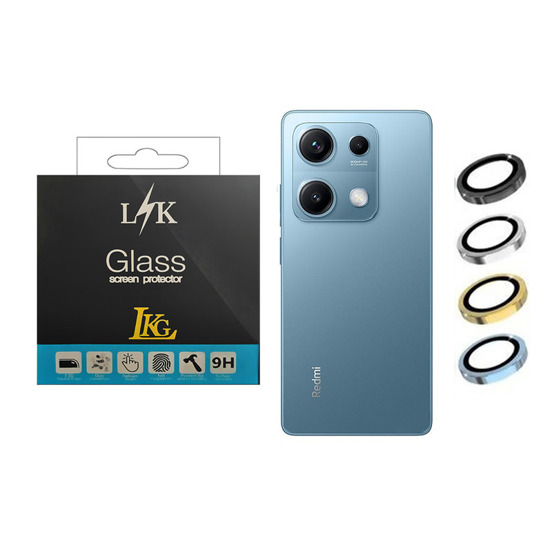 محافظ لنز دوربین ال کا جی مدل رینگی مناسب برای گوشی موبایل شیائومی Redmi Note 14S