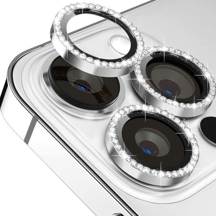 محافظ لنز دوربین راندیکا مدل رینگی نگین دار مناسب برای گوشی موبایل اپل iPhone 13