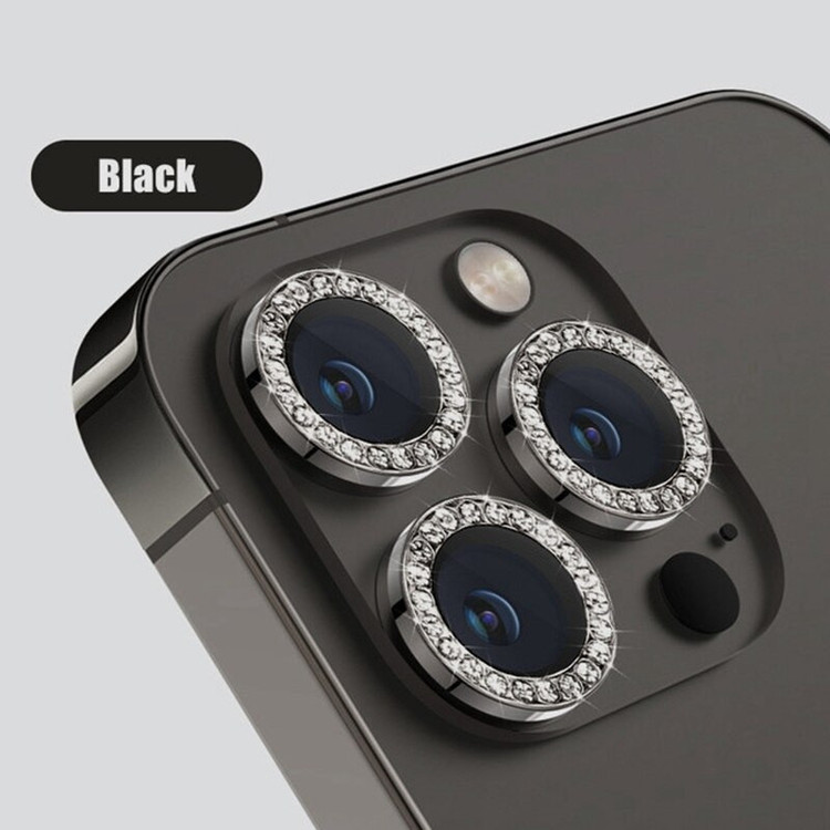 محافظ لنز دوربین راندیکا مدل رینگی نگین دار مناسب برای گوشی موبایل اپل iPhone 13