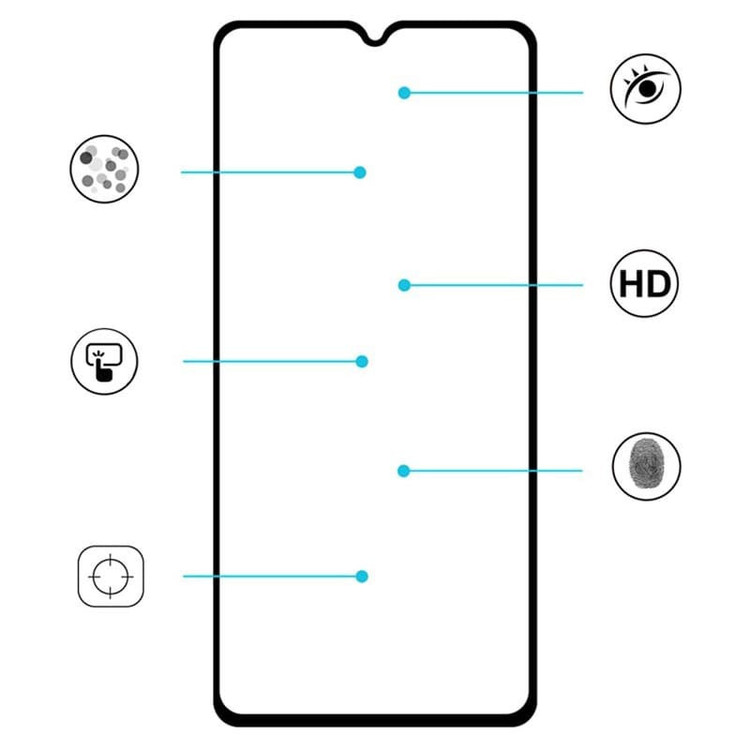 محافظ صفحه نمایش میتوبل مدل SUPER-D مناسب برای گوشی موبایل سامسونگ galaxy A71/A72/A73/A81/A91/M62/M51/M2-5G/M53/S10 LITE /NOTE 10 LITE