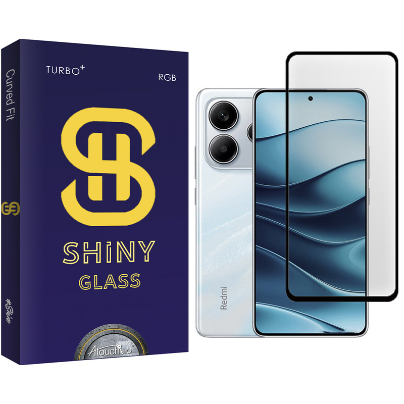 محافظ صفحه نمایش شیشه ای آتوچبو مدل Shiny Full مناسب برای گوشی موبایل شیائومی Redmi Note 14