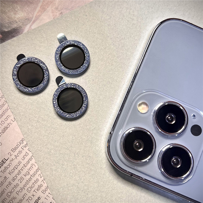 محافظ لنز دوربین مدل رینگی اکلیلی مناسب برای گوشی موبایل اپل Iphone 13 Promax