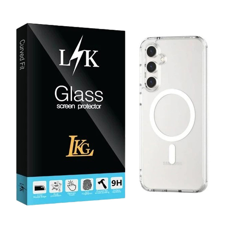 کاور ال کا جی مدل قاب مگ سیف دار مناسب برای گوشی موبایل سامسونگ Galaxy S23 FE