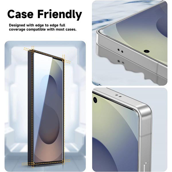 محافظ صفحه نمایش آتوچبو مدل بی حاشیه مناسب برای گوشی موبایل سامسونگ Galaxy S25 Ultra