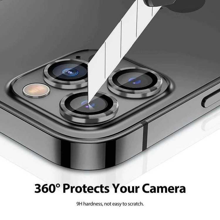 محافظ لنز دوربین گودزیلا مدل رینگی مناسب برای گوشی موبایل اپل Iphone 14 Pro Max / 14 Pro