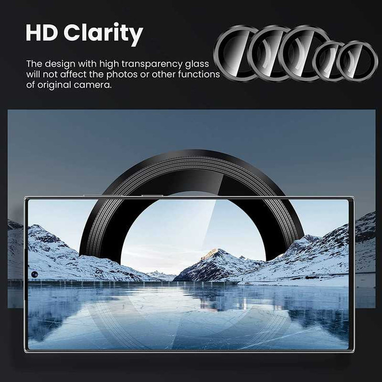 محافظ لنز دوربین گودزیلا مدل رینگی مناسب برای گوشی موبایل سامسونگ Galaxy S24 Ultra