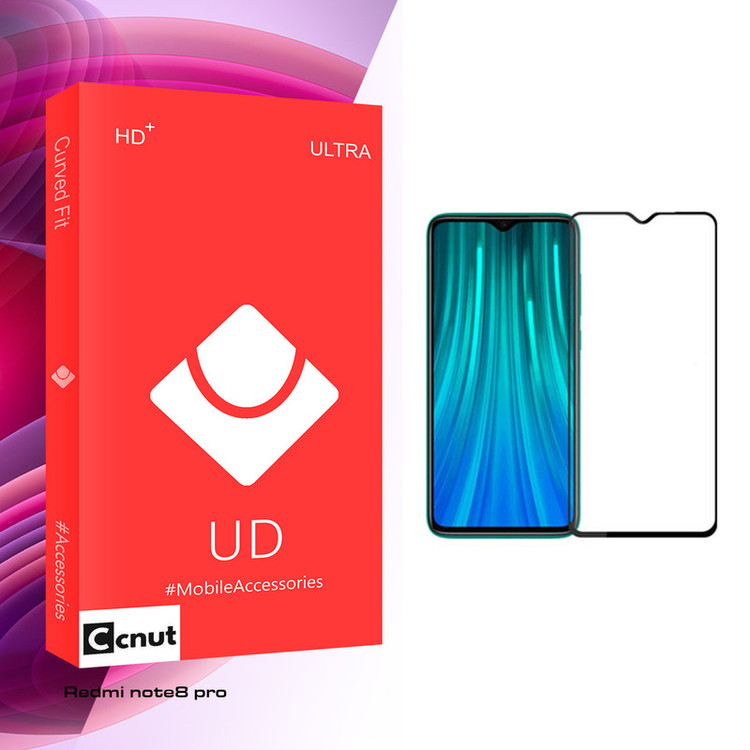 محافظ صفحه نمایش کوکونات مدل UD Glass مناسب برای گوشی موبایل Redmi note8 pro