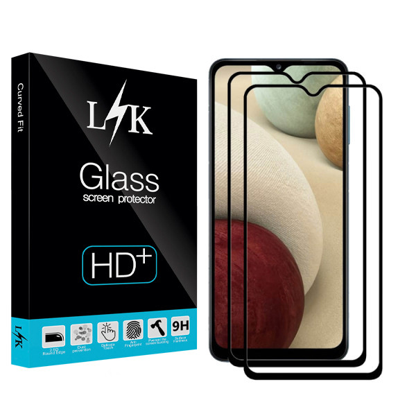محافظ صفحه نمایش ال کی مدل +HD مناسب برای گوشی موبایل سامسونگ A32 بسته دو عددی