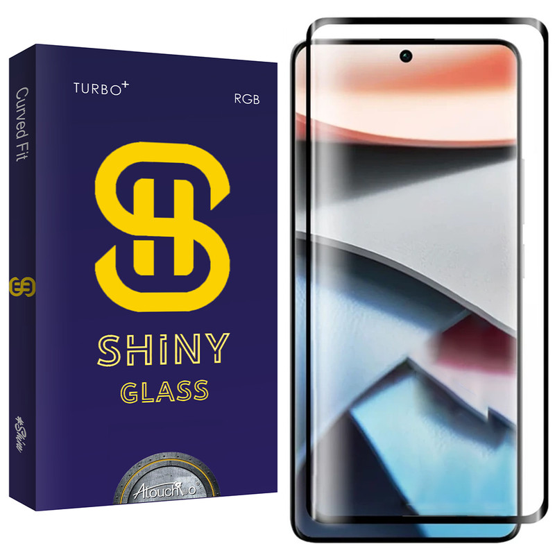 محافظ صفحه نمایش شیشه ای آتوچبو مدل Shiny Curve مناسب برای گوشی موبایل شیائومی Redmi Note 13 Pro Plus / Redmi Note 14 Pro Plus
