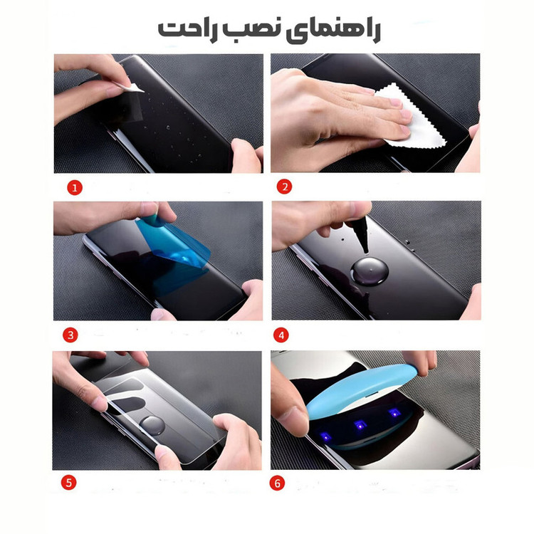 محافظ صفحه نمایش شیشه ای ال کا جی مدل UV-Lk مناسب برای گوشی موبایل شیائومی Redmi Note 15 Pro 4G
