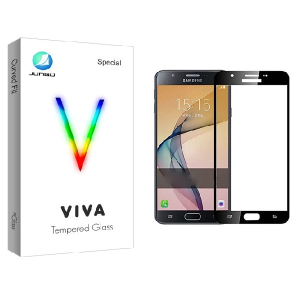 محافظ صفحه نمایش جانبو مدل FUL مناسب برای گوشی موبایل سامسونگ Galaxy j7 prime