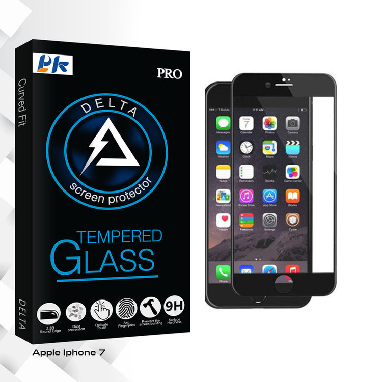 محافظ صفحه نمایش سرامیکی پی کی مدل Delta Glass مناسب برای گوشی موبایل اپل Iphone 7
