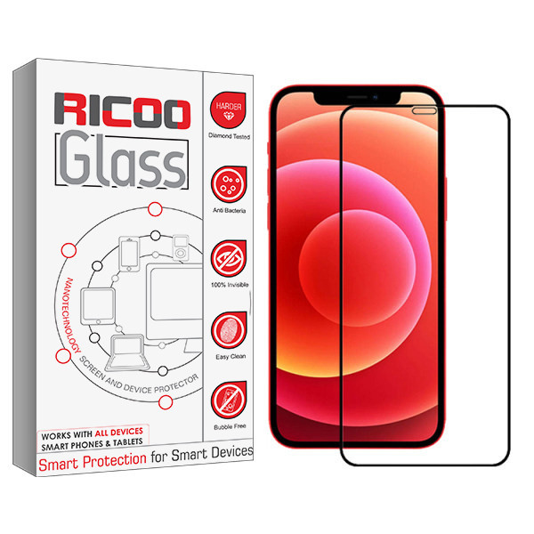 محافظ صفحه نمایش سرامیکی ریکوو مدل +HD مناسب برای گوشی موبایل اپل Iphone 12 Pro max