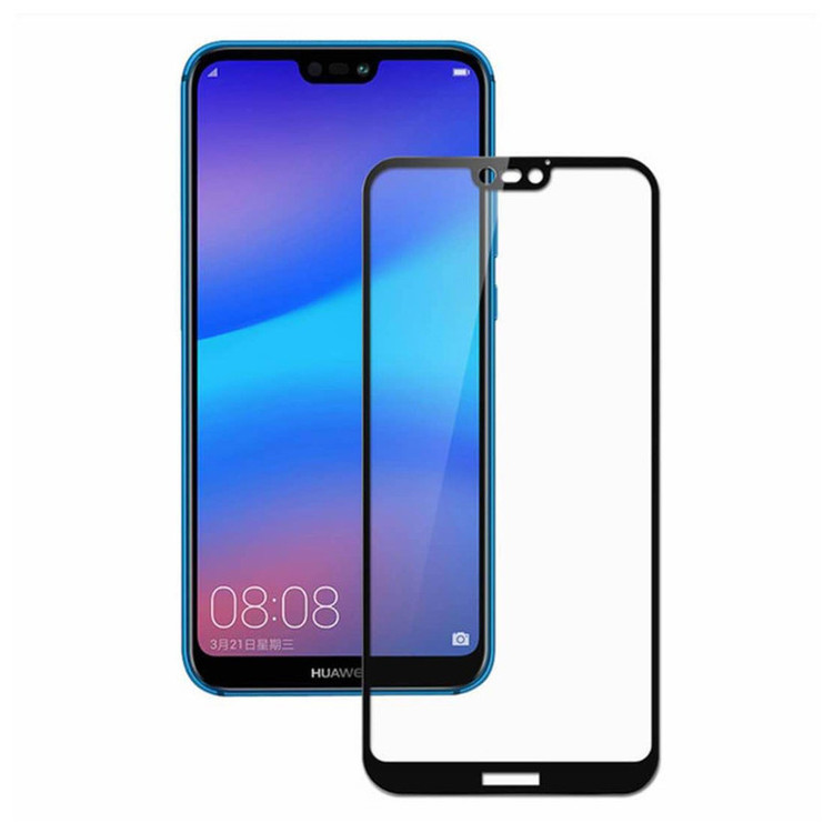 محافظ صفحه نمایش شیشه ای تمام چسب مدل Full Glue مناسب برای گوشی هوآوی Nova 3E / P20 Lite
