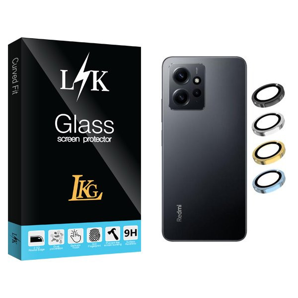 محافظ لنز گوشی ال کا جی مدل LKK Ringi مناسب برای گوشی موبایل شیائومی Redmi Note 12 4G
