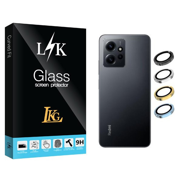 محافظ لنز گوشی ال کا جی مدل LKK Ringi مناسب برای گوشی موبایل شیائومی Redmi Note 12 4G