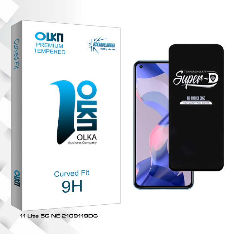 محافظ صفحه نمایش شیشه ای کولینگ مدل Olka Glass SuperD مناسب برای گوشی موبایل شیائومی 11 Lite 5G NE 2109119DG