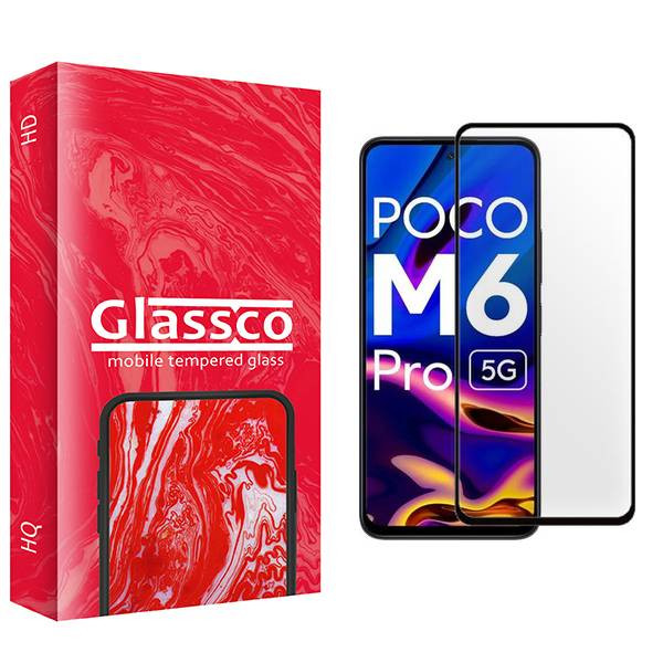 محافظ صفحه نمایش شیشه ای گلس کو مدل CGo1 مناسب برای گوشی موبایل شیائومی Poco M6 Pro