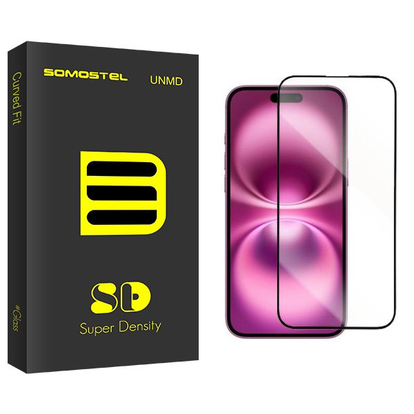 محافظ صفحه نمایش سوماستل مدل SD مناسب برای گوشی موبایل اپل iPhone 16