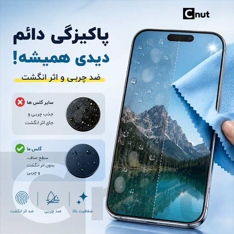 محافظ صفحه نمایش کوکونات مدل FULL-MNK مناسب برای گوشی موبایل شیائومی Poco X8 Pro