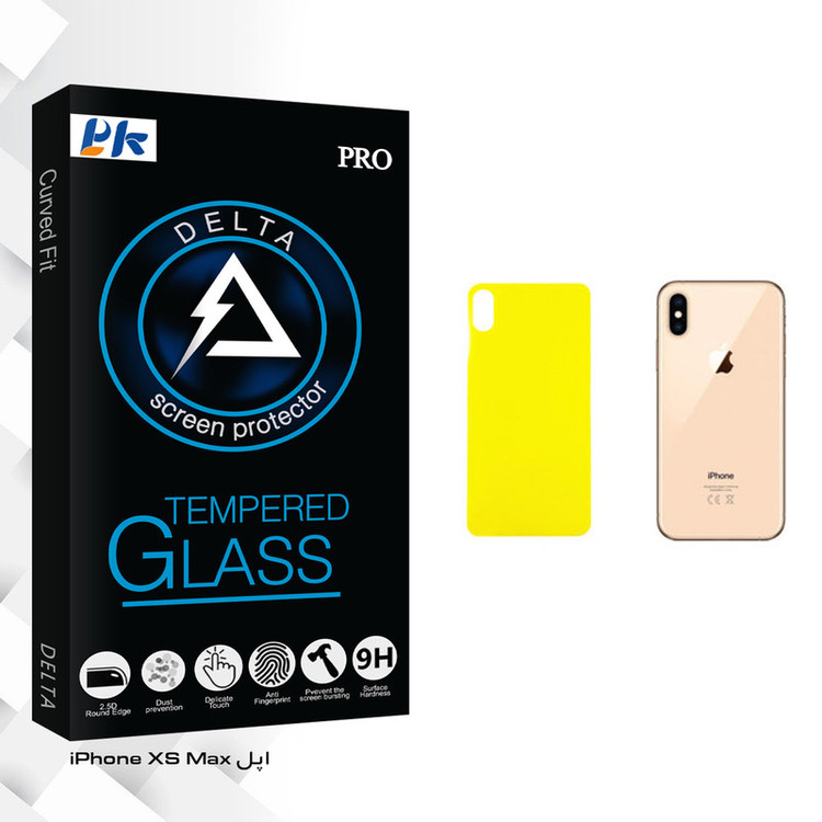 محافظ پشت گوشی پی کی مدل Delta Glass مناسب برای گوشی موبایل اپل iPhone XS Max