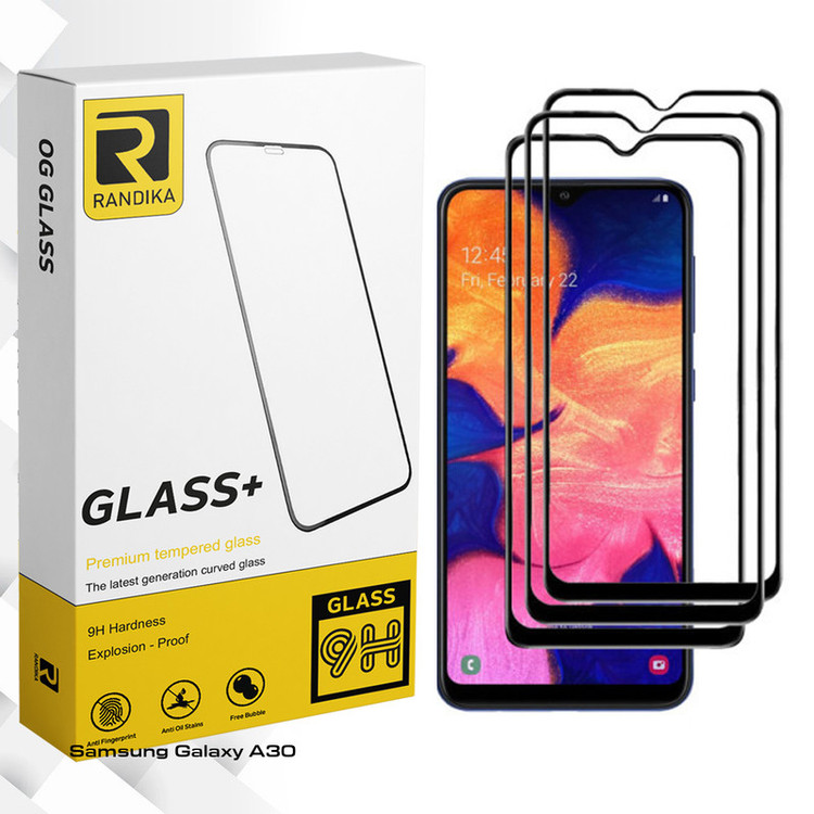 محافظ صفحه نمایش سرامیکی راندیکا مدل GLD مناسب برای گوشی موبایل سامسونگ Galaxy A30 بسته سه عددی
