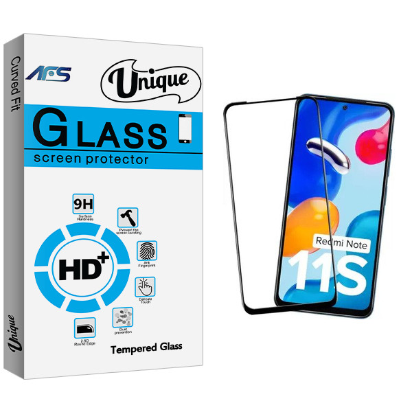 محافظ صفحه نمایش شیشه ای ای اف اس مدل Unique مناسب برای گوشی موبایل شیائومی redmi note 11 s