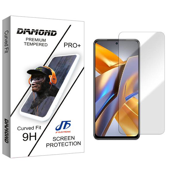 محافظ صفحه نمایش جی اف مدل Diamond مناسب برای گوشی موبایل شیائومی Poco M5s