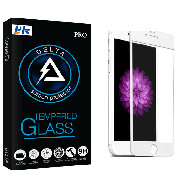 محافظ صفحه نمایش پی کی مدل Delta Glass مناسب برای گوشی موبایل اپل iPhone 7/8