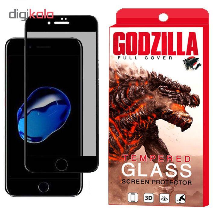 محافظ صفحه نمایش حریم شخصی گودزیلا مدل GGF مناسب برای گوشی موبایل اپل iPhone 7 Plus
