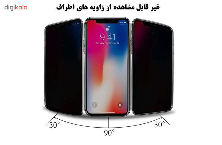 محافظ صفحه نمایش حریم شخصی گودزیلا مدل GGF مناسب برای گوشی موبایل اپل iPhone 7 Plus