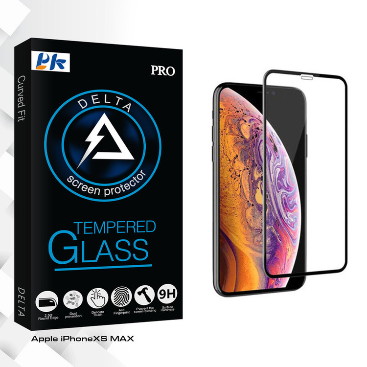 محافظ صفحه نمایش پی کی مدل Delta Glass مناسب برای گوشی موبایل اپل Iphone XS MAX
