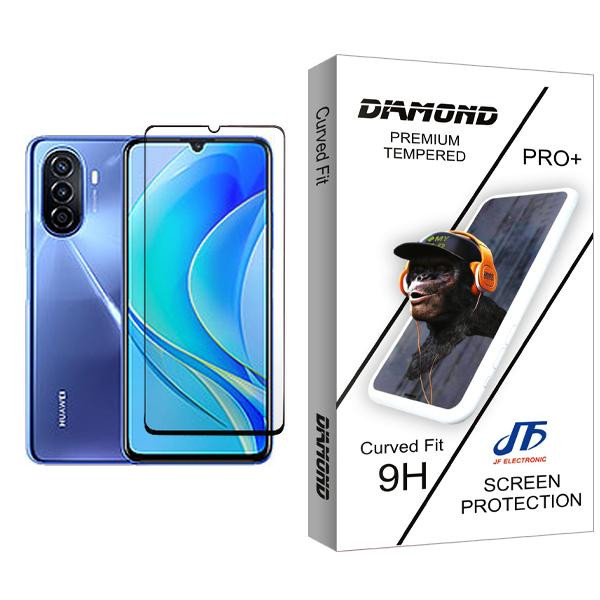 محافظ صفحه نمایش سرامیکی جی اف مدل Diamond Glass1 مناسب برای گوشی موبایل هوآوی nova Y70 Plus
