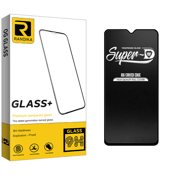 محافظ صفحه نمایش شیشه ای راندیکا مدل Glass Super-D مناسب برای گوشی موبایل شیائومی Redmi 9C