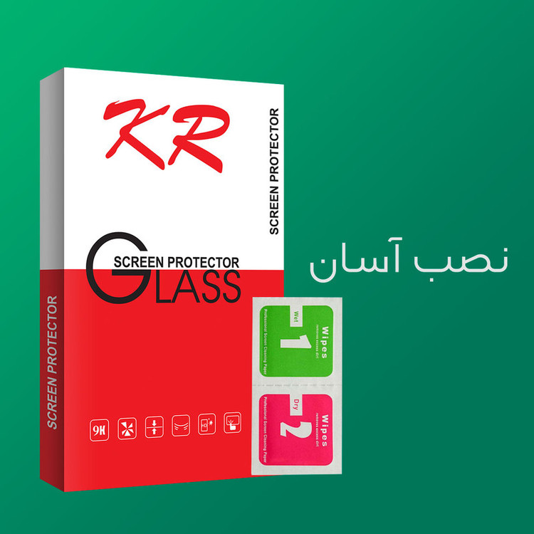 محافظ صفحه نمایش سرامیکی کی آر مدل +HD مناسب برای گوشی موبایل اپل iPhone 8 Plus