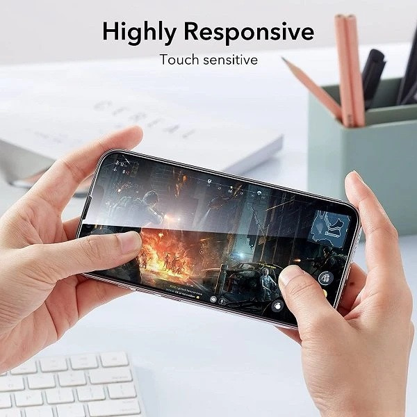 محافظ صفحه نمایش ال کا جی مدل بی حاشیه مناسب برای گوشی موبایل اپل iPhone 13 Pro Max