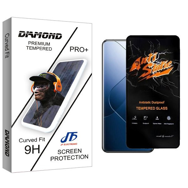 محافظ صفحه نمایش جی اف مدل Diamond2 Antistatic مناسب برای گوشی موبایل شیائومی Poco M6 Pro