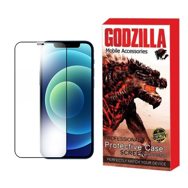 محافظ صفحه نمایش گودزیلا مدل FUll مناسب برای گوشی موبایل اپل Iphone 12
