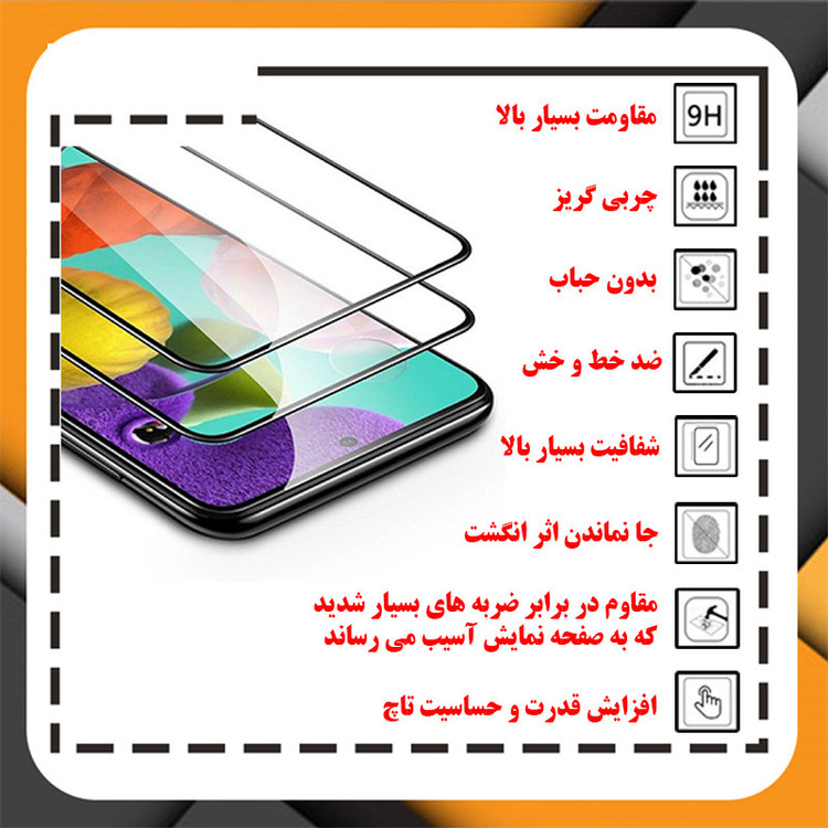 محافظ صفحه نمایش گودزیلا مدل FUll مناسب برای گوشی موبایل اپل Iphone 12